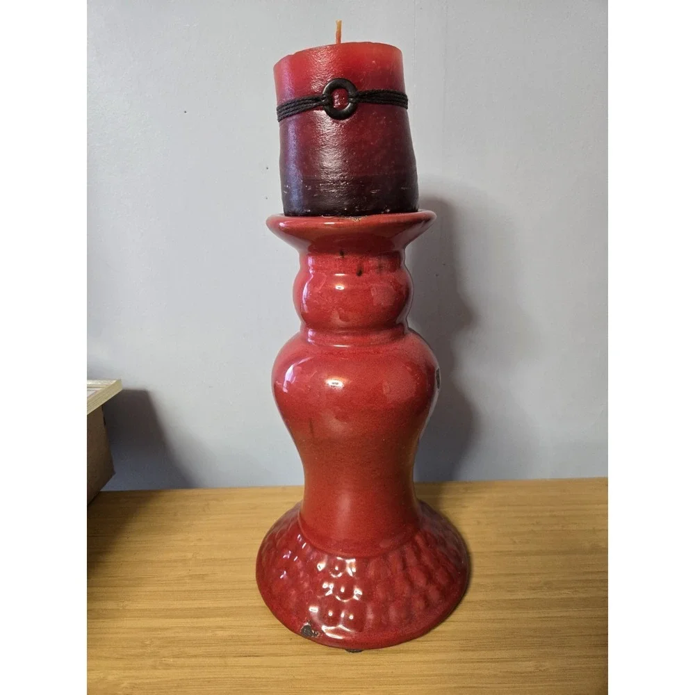 Ceramic Pillar Candle Holders With‎ 
